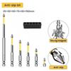 6Pcs High Hardness Cross Screwdriver Strong Magnetic Batch Head Power Tools