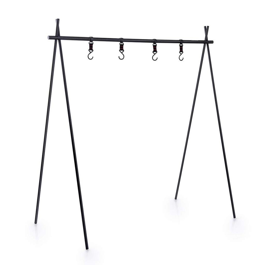 Naturehike Hanging Rack Lantern Stand L Camping Stylish Aluminum Storage Rack Hanger Rack Triangular Rack Foldable Easy to Assemble Load Capacity 8kg