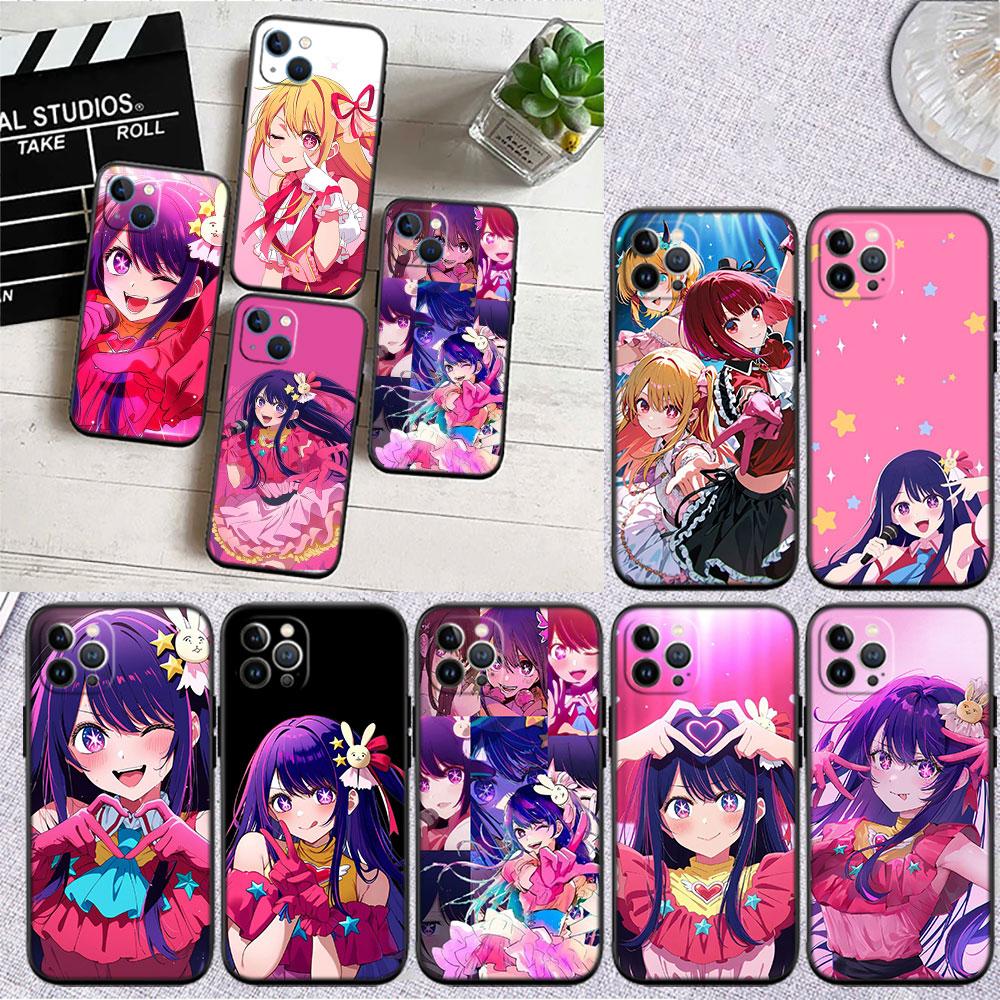 LO79 Oshi No Ko Ai Hoshino Soft Shell Phone Case for Xiaomi Xiaomi Poco M4 M5 M6 M7 X3 X6 X7 F8 Ultra Pro GT NFC