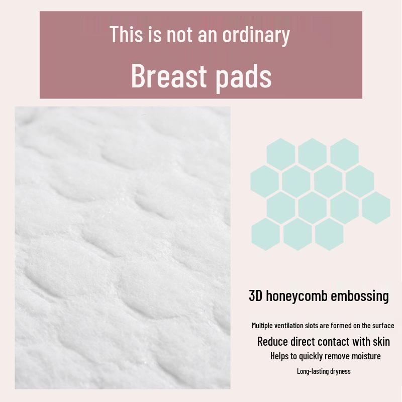 Ultra-thin Disposable Breast Pads - Anti-Leak, Breathable Nursing Pads for Postpartum and Weaning, 100 Pack