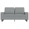 Vidaxl 2-Seater Sofa, Light Gray, 120 Cm, Upholstered In Fabric