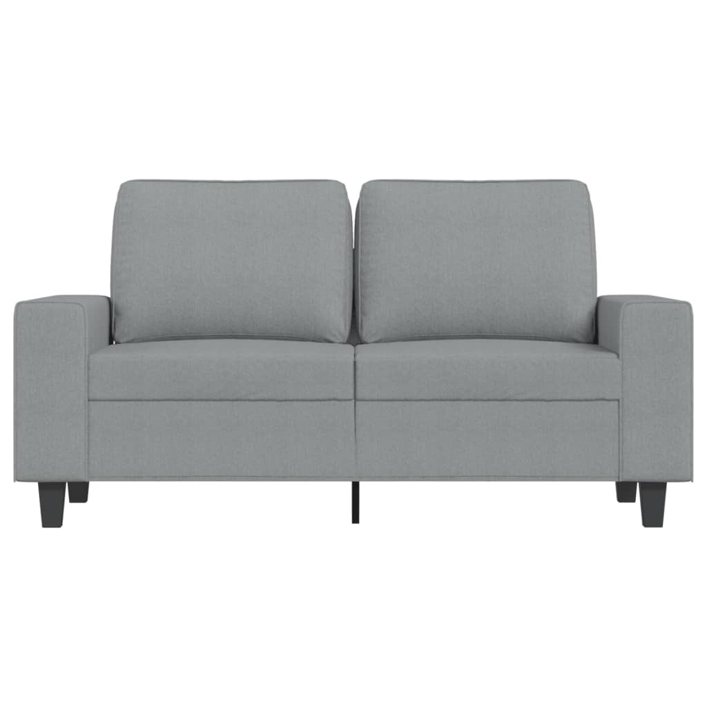 Vidaxl 2-Seater Sofa, Light Gray, 120 Cm, Upholstered In Fabric