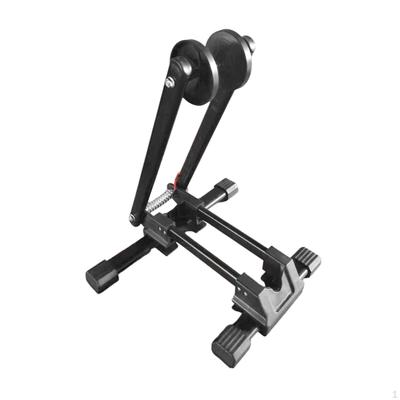 Folding Bike Stand Bicycle Compact Portable Indoor Outdoor Garage Storage Support Floor