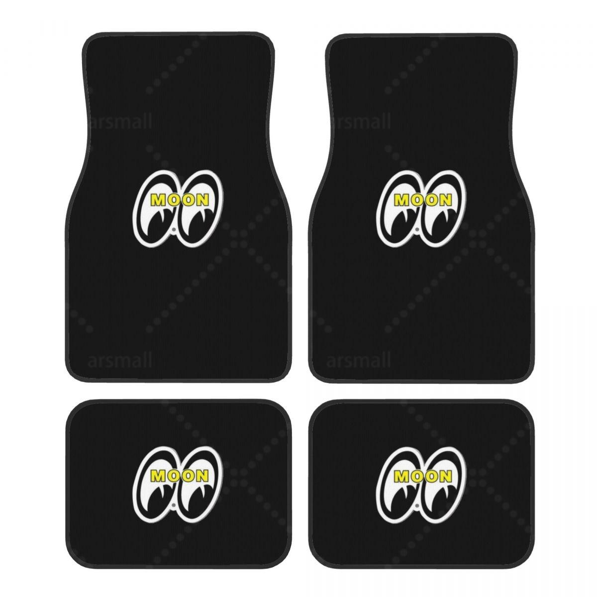 

JDM Moon Eyess Коврик для пола мотоцикла, гоночного автомобиля, сверхпрочный, передний, задний, резиновый, ковер для защиты пола, подходит для большинства транспортных средств 4XL