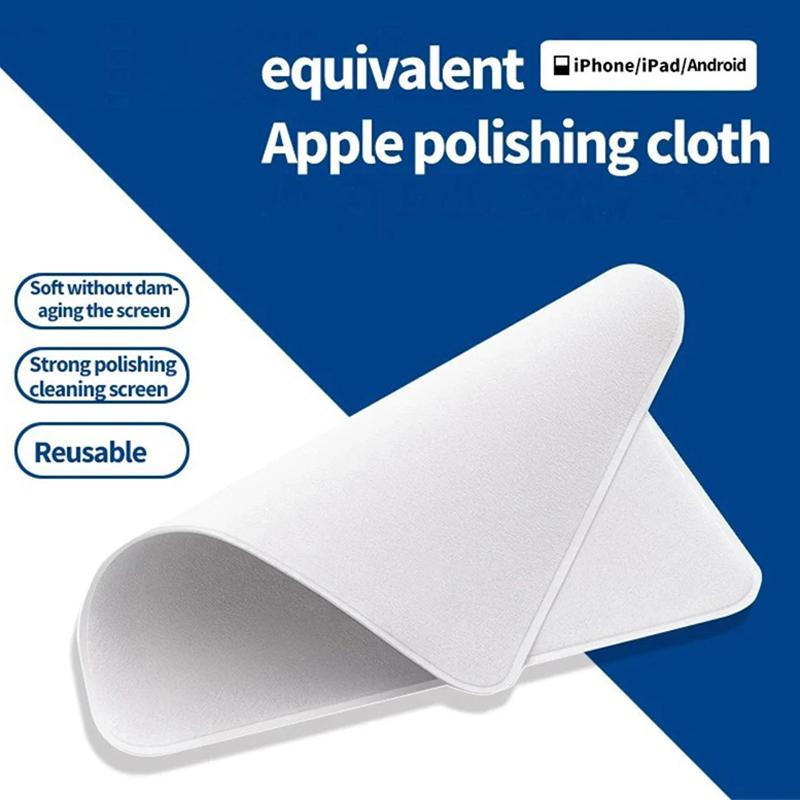 

Ткань для полировки Apple iPhone 1:1 салфетка для очистки экрана с нанотекстурой для iPad Mac iPod Pro Apple Watch Очиститель дисплея