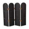 1:12 Scale Furniture Miniature Folding Screen Room Divider For Doll House With Hinged Panels And Simulation Design