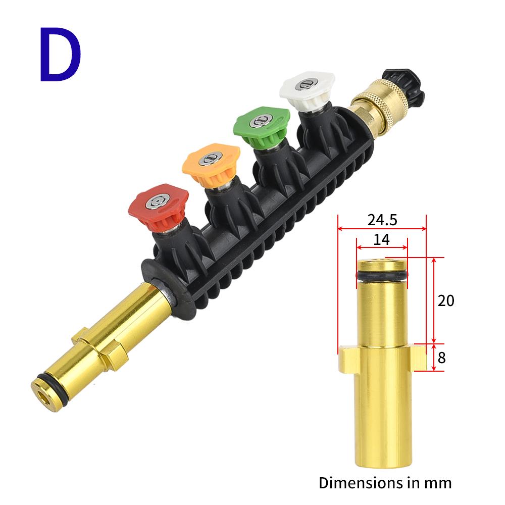 High Pressure Washer Gun Wand Tips Car Jet Washer Spray Gun Lance Nozzle Tip for Karcher Black Deckeri Bosch Lavor