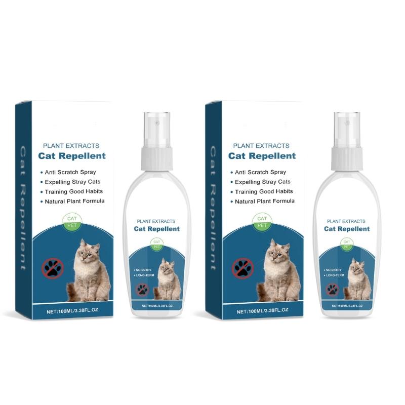Cats Deterrents Spray Indoor Anti-Scratch Spray Training Aid No Scratch Spray 100ml for Carpet Furniture Drapes Fabric