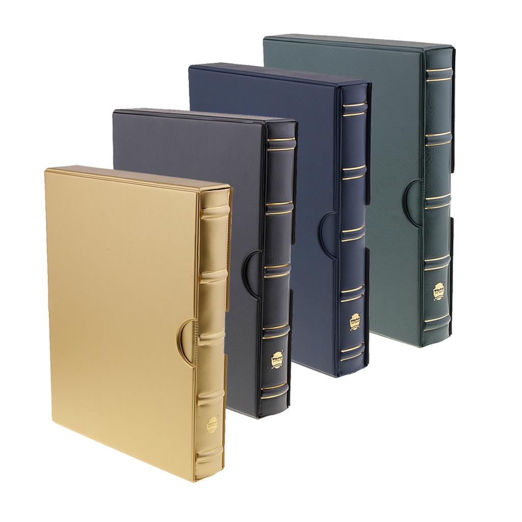 Münzetui Box / Papiergeld / Briefmarken Sammlung Buch Album Zubehör 9 Loch Blattlose Halter PVC für Sammler Geschenk