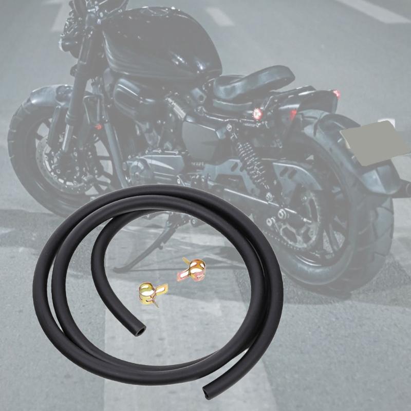 Premium PVC Motorcycle Fuel Tube 100cm Flexible Design Weatherproof Hose for Multiple Bikes Flexible Hose