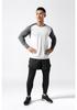 Men's Quick Dry Long Sleeve High Elastic Training Top for Running - Breathable & Round Neck