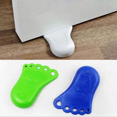 1 Pcs Foot Design Door Stop Wedge Jammer Doorstop Stopper Home Decor Kids Baby()