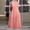 ZANZEA Women Casual Round Neck Sleeveless Summer Tank Dress