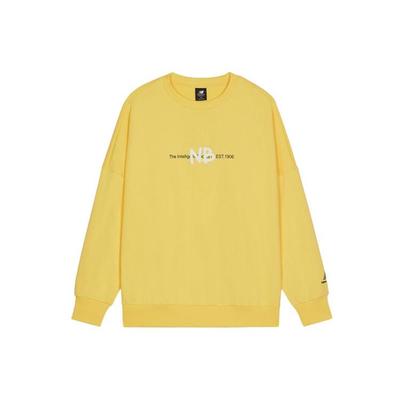 Sweatshirts Men's Yellow Crew Neck Moderate Regular AMT13365-LHZ