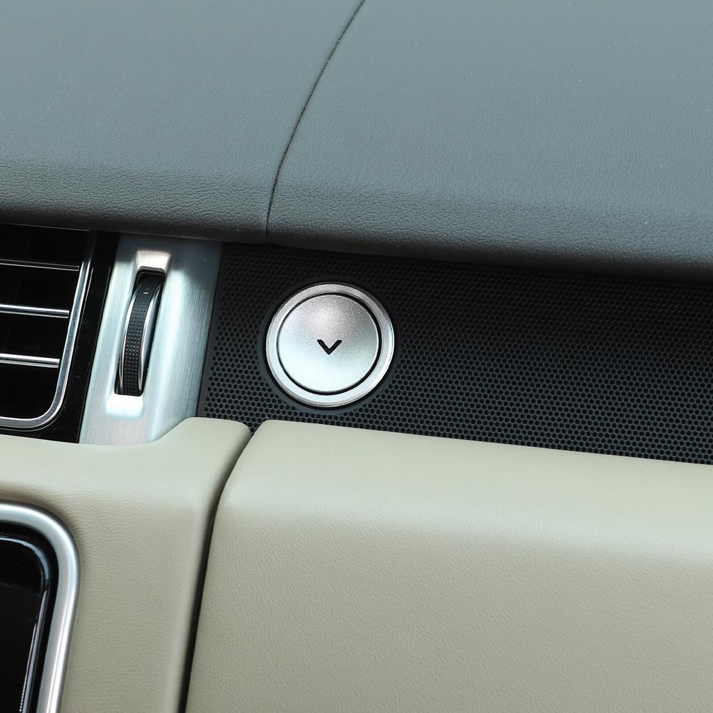 Glove Box Switch Button Stainless Trim Cover for Range Rover Sport 2014-2017