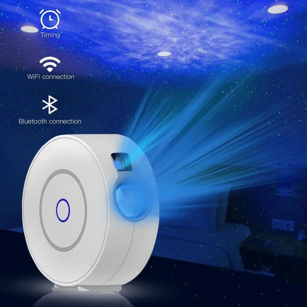 Colorful Starry Sky Projection Lamp Laser Starry Sky Night Light Bedroom Technology APP Intelligent Control Atmosphere Light