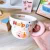 Cute Cartoon Milk Cup Couple Home Breakfast Coffee Cup Breakfast Mug Mug Ceramic Cup Souvenir