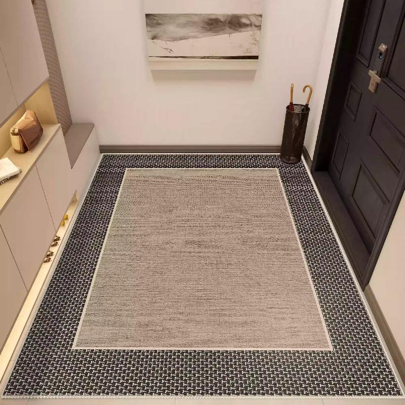 S Dirt-Resistant, Washable, Light Luxury Entrance Door Mat, Anti-Slip Foot Mat, Customizable Door Carpet, Home Decoration