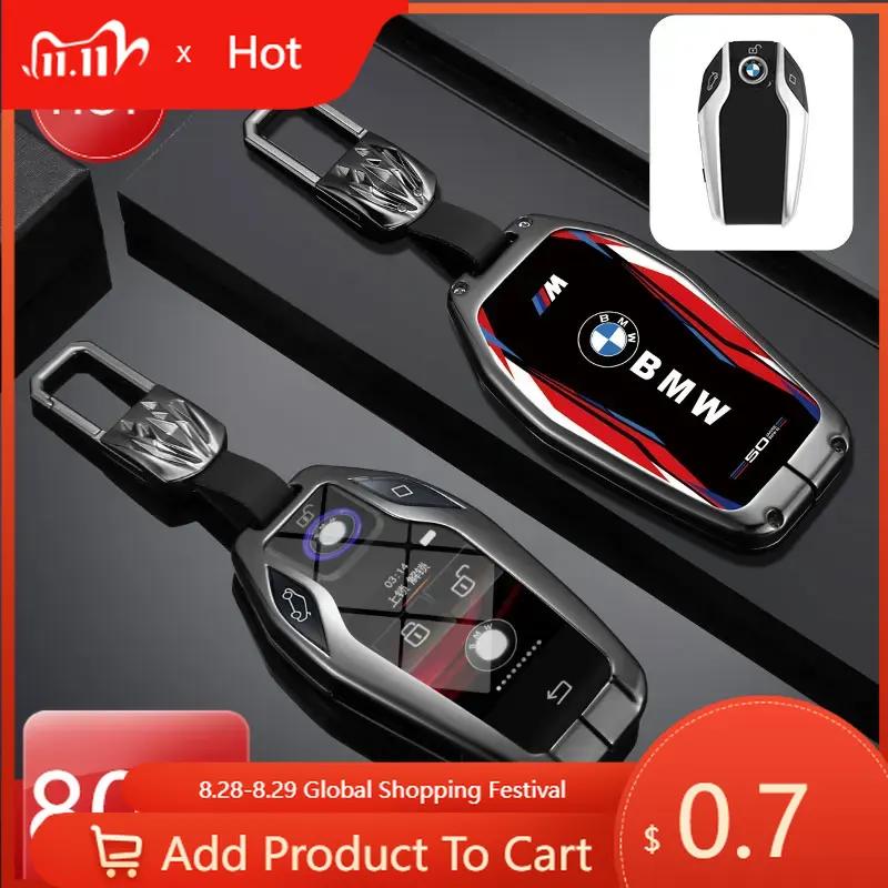 Car Sticker Hot 2025 Car Remote Key Case Cover Track Style For BMW 5 7 Series G11 i8 I12 I15 G01 X3 G07 X7 G12 G30 G31 G02 X4 G0