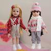 American Beautiful Girl Princess Reborn Dolls Betty 18 Inch Full Vinyl Body Newborn Doll Long Hair Real Looking Simulation Dolls for Kids Holiday Gift