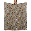All-Over Adorable Platypus Print Throw Blanket Elegant Warm Throw Blanket for Hotel Home