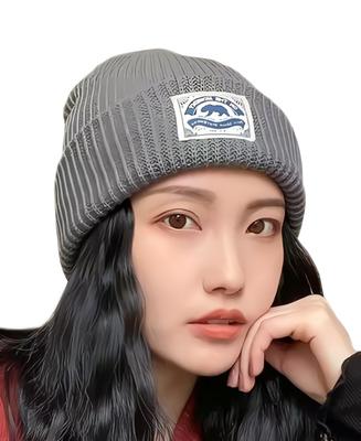 AOIIWER Knit Hat for Autumn and Winter and and Knit Beanie Solid One Size Fits Perfect for Commuting and School [Lightweight Windproof] Men's Women's