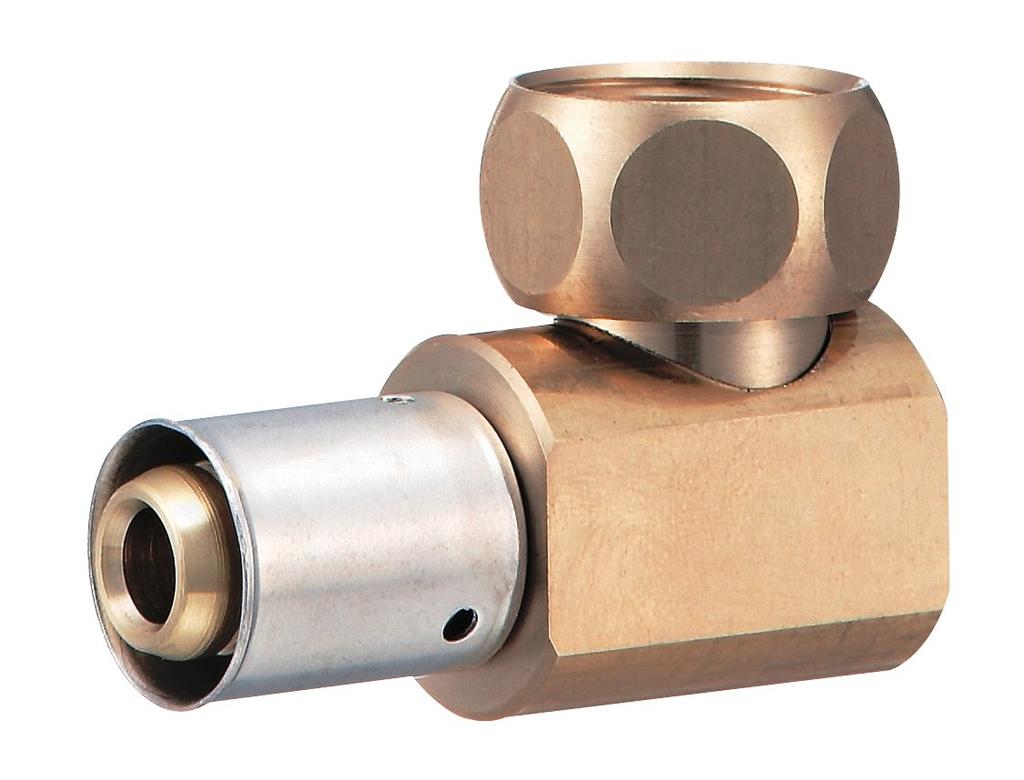 SANEI crimp screw diameter x pipe diameter 13A (Sanei) Nut-attached elbow, type, G1/2 T6215-4-13X13A