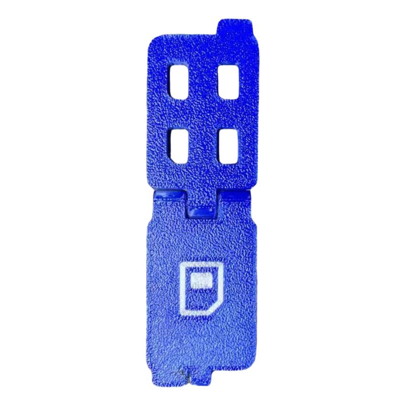 

1Pcs 3D Printed Holder Scratch Resistant Protector Storage Box Memory Card Case For SD Accessories синій