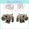 Adorable Moo Deng Plush Hippo Doll Soft Stuffed Animal In Brown With Pp Cotton Filling