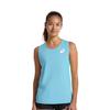 Asics Elite Professional Team Casual Comfortable Breathable Quick-Dry Vest Women Tops Blue 2012C711-400