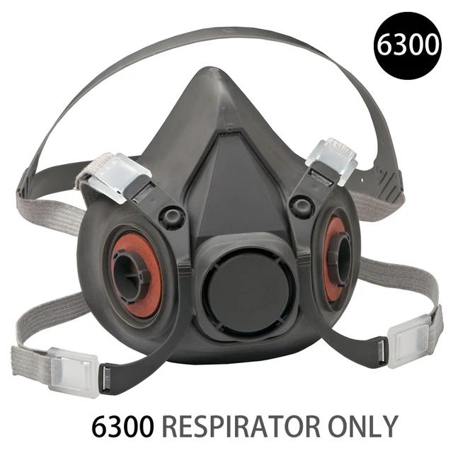 

Новый 6100 6200 6300 многоразовый респиратор на половину лица S/M/L пылезащитная маска для покраски, распыления, полировки, шлифовки, сварки, безопасности труда