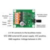 75W 200W DC Brushless Motor Drive Control Board 6V-24V High Power Brushless Optical Drive Hard Drive Fan Motor Speed Controller