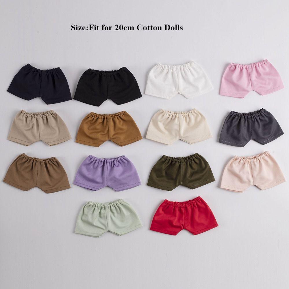 Cute Casual Wears Pants Multi-Colors Cotton Doll Trousers Cotton Doll Clothes  for 20cm Cotton Doll