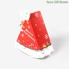 6pcs Cute Christmas Gift Boxes Candy Cookies Pack Boxes Xmas Tree Pattern Snack Baking Packaging Treat Box Christmas 2024 Noel