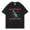 Das ist tatsächlich mein erstes Rodeo Lustiges Pferde-Meme T-Shirt Hohe Qualität Mode Übergroßes T-Shirt Unisex Damen Freizeit Baumwoll-T-Shirts