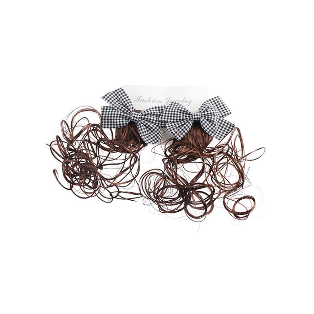 Girls Hair Extension Party Baby Wig Hairpin Bowknot Hairclip Children's Bow Wig Hair Accessories