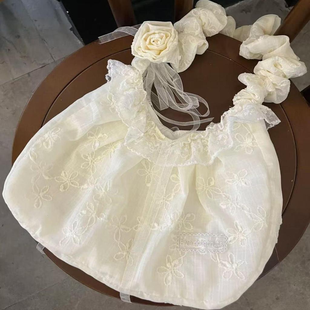 New fashionable versatile small fresh lace flower shoulder bag shoulder large capacity commuting