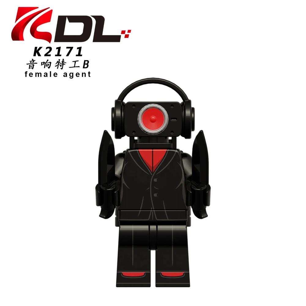 Skibidi Toilet MOC Abstract Robot Building Blocks Compatible With LEGO Monitor TV Man Delicate Figures Mini Model Bricks Toys
