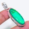 Natural Green Triplet Opal 925 Sterling Silver Jewelry Pendant 2.01" AP-16544