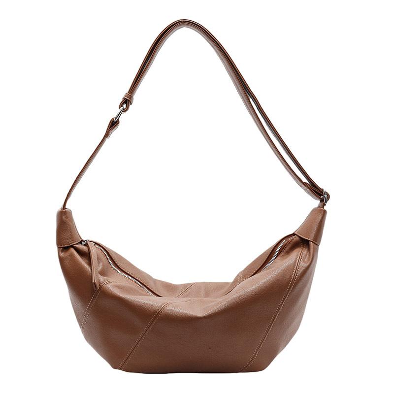 

Large Capacity Bag Women s New Casual Versatile Shoulder Messenger Bag Fashionable Commuter Bag коричневый