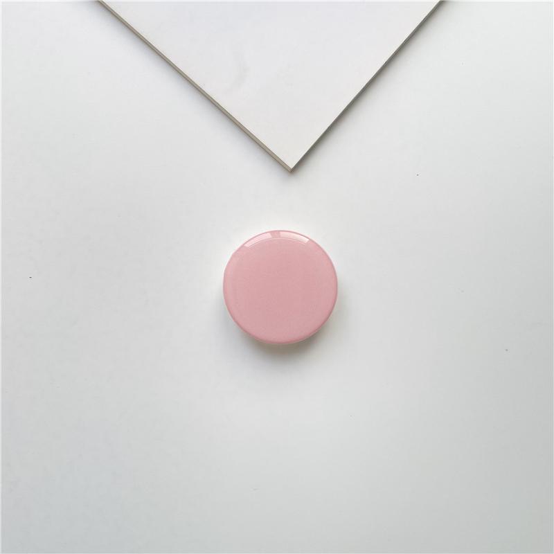 Düz Renk Lüks Parlak Cep Telefonu El Tutamağı Braketi Iphone 12 13 14 Xiaomi Huawei Telefonlar İçin Braket Açılır Telefon Tutucu