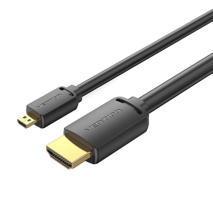 Câble Hdmi Vention D Mâle Vers Hdmi A Mâle Pour Moniteur, Ordinateur Portable, Téléviseur 2 M 4K