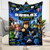 Coperta di Flanella Roblox Adventure Quest - Morbida e Adatta per Divani, Letti, Uffici, Viaggi, Tutte le Stagioni, Ottimo Regalo per Feste e Compleanni.