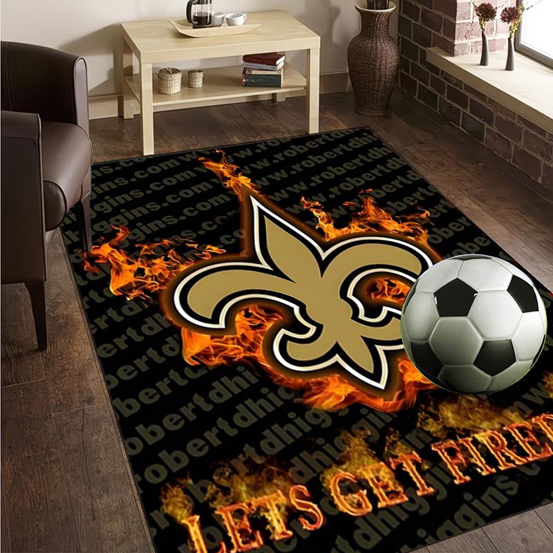 Believe Saint Rug Office Carpet Non-Slip Mat, Chair Rug Floor Covering for Gaming, Bedroom, Living Room , Home Decor Christmas Gift