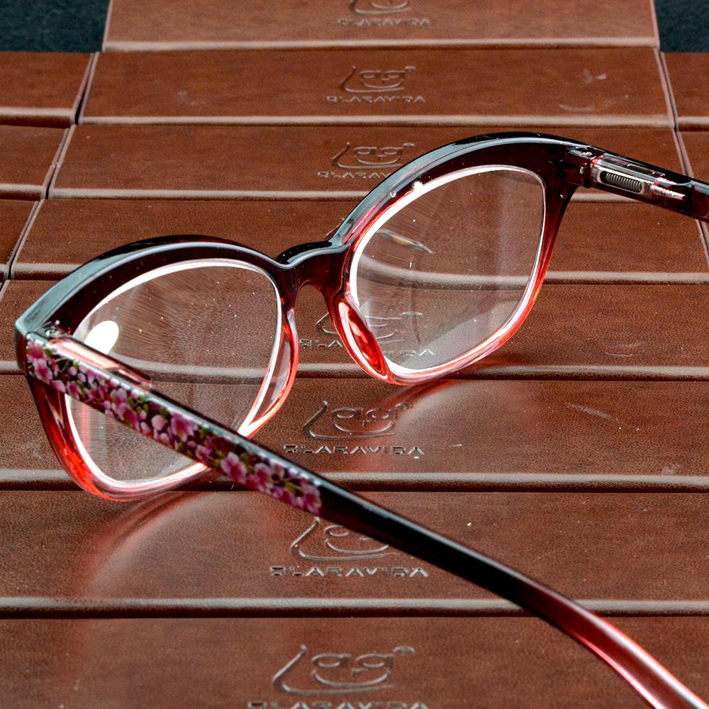 Clara Vida сливовый цвет розовый декоративные женские художественные очки для чтения +1 — фото 5