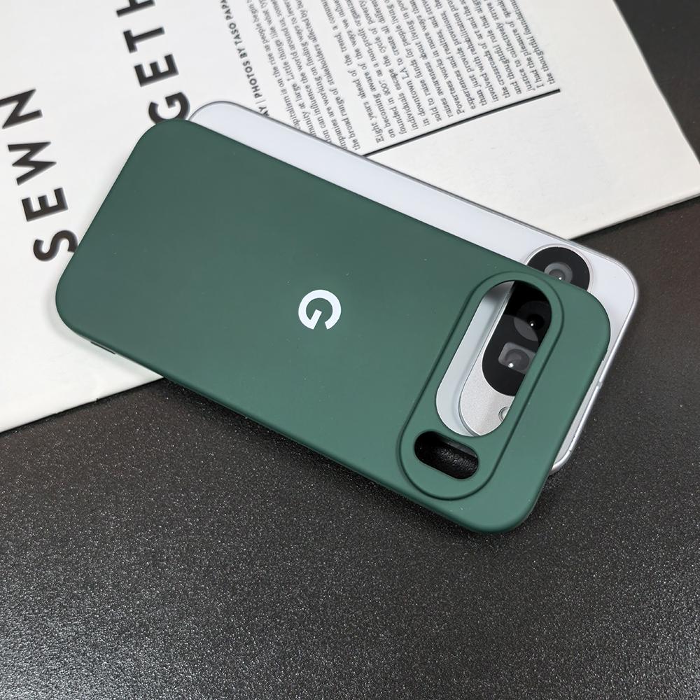 Dla Google Pixel 10 9 8 7 6 Pro XL A Etui Jedwabisty Silikon Miękki w Dotyku Odporne na Wstrząsy Ochronne Tylne Pokrowce Coque