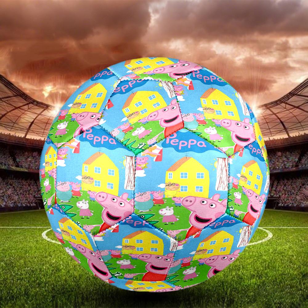 Peppa Pig Print Size 5 Soccer Ball, Standard Match Football for Sports Game and Team Practice, Ideal Gift for Soccer Fans