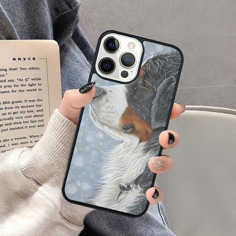 Bernese Mountain Dog Phone Case for iPhone 17 Air 16 16e 15 Plus for Apple 13 11 12 14 Pro Max Cover coque Shell