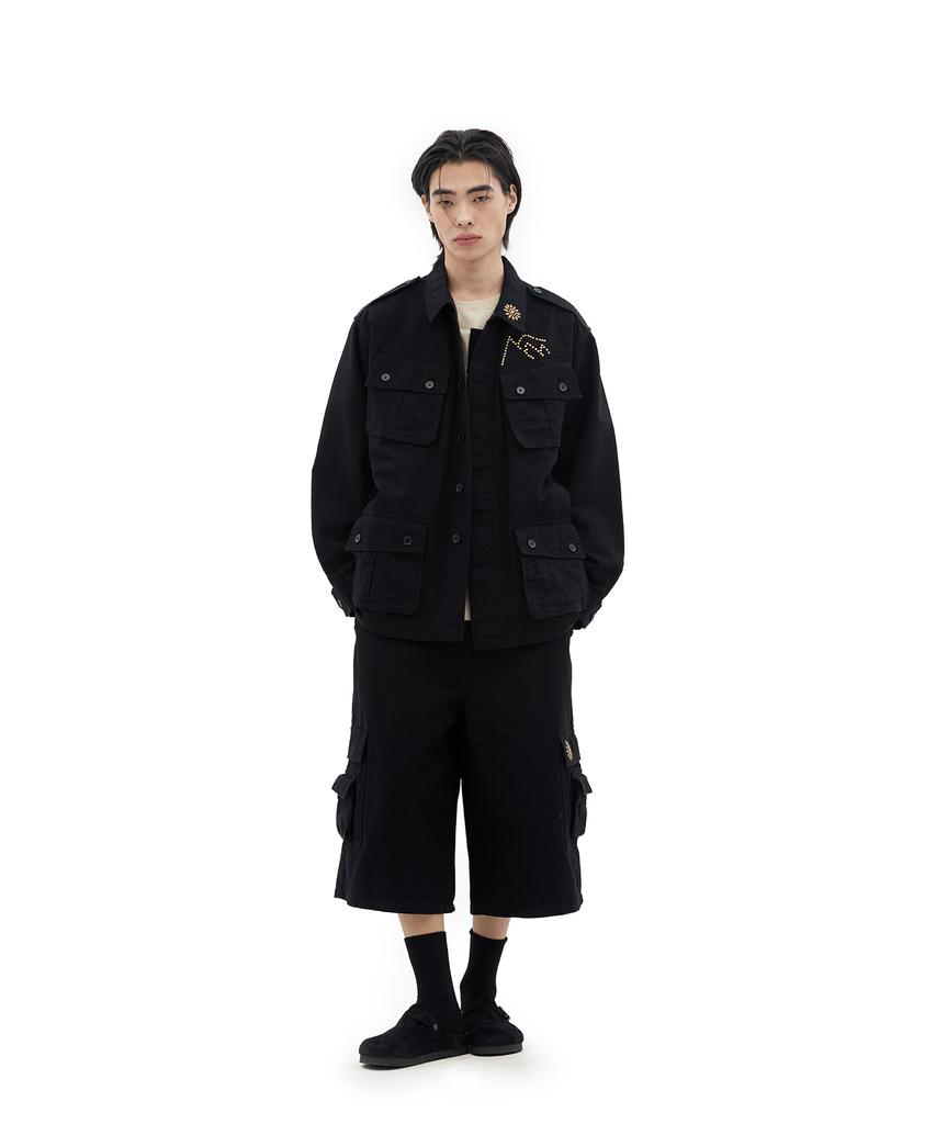 Defgarments Cotton Field Jacket [Black]