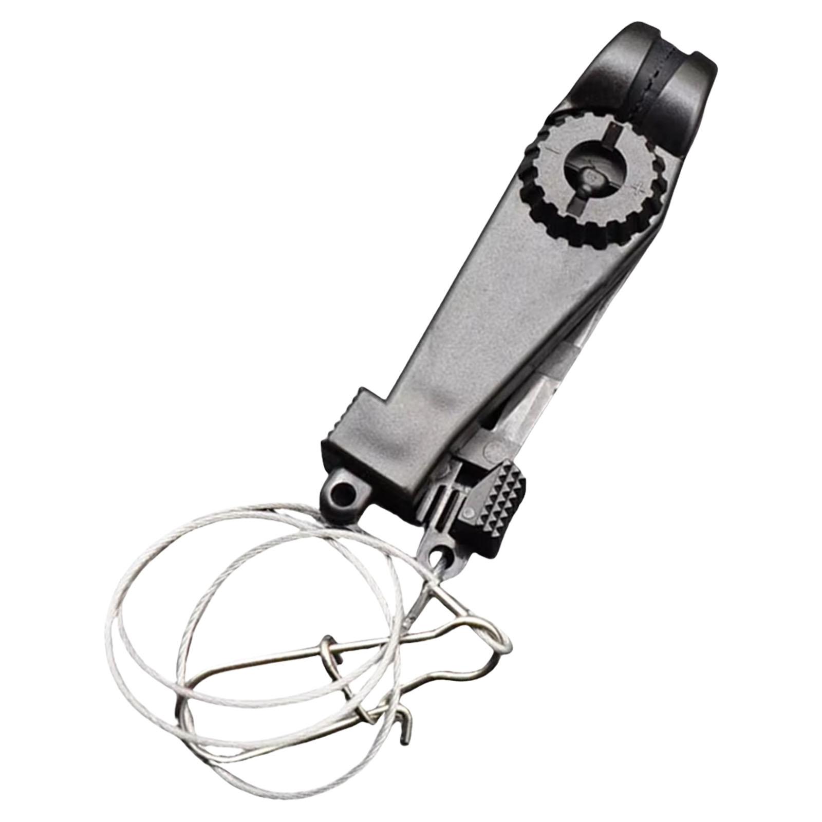 

Durability Fishing Equipment Black Clamp Light weight Sea Fishing Clamp for Trolling Fishing Tool